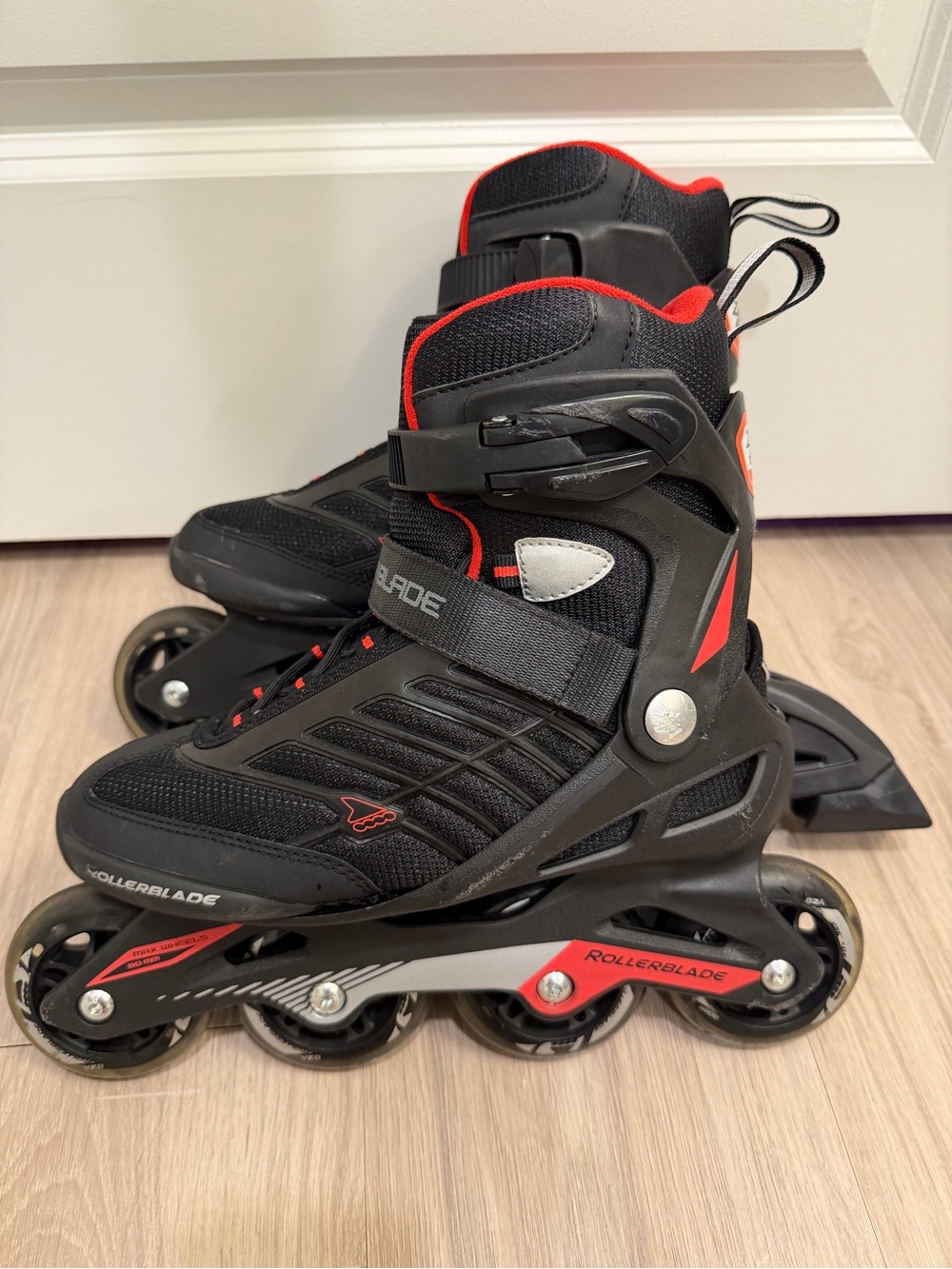 Rollerblade Zetrablade Men's Inline Skate - Black/Red Size US 6